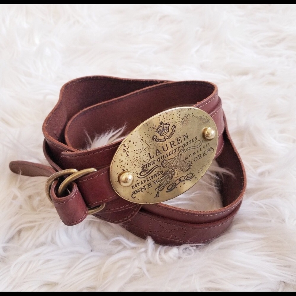 Ralph Laurent Vintage Leather Belt